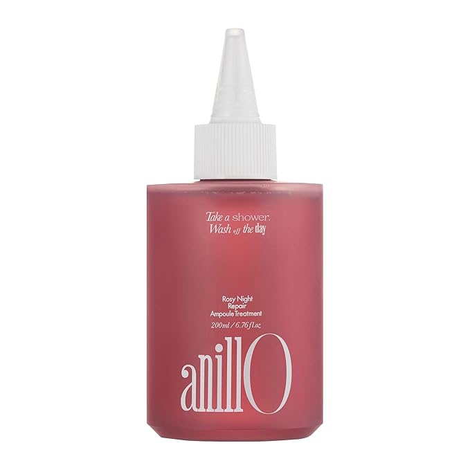 Rosy Night Hair Ampoule Treatment for Damaged Hair – Water-to-Cream Repair Formula with Peptides & Amino Acids – Frizz Control, Color Safe, Silicone-Free, Floral Musk Scent – 6.76 fl oz-VivaGrace Women