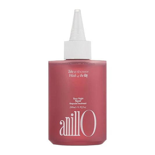 Rosy Night Hair Ampoule Treatment for Damaged Hair – Water-to-Cream Repair Formula with Peptides & Amino Acids – Frizz Control, Color Safe, Silicone-Free, Floral Musk Scent – 6.76 fl oz-VivaGrace Women