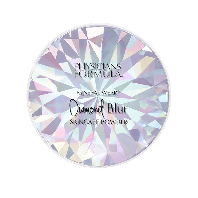 Physicians Formula Mineral Wear®Diamond Blur Skincare Cushion Powder, Blurring & Pore Diffusing Long Lasting Matte Finish Face Powder, Talc-Free- Translucent-VivaGrace Women