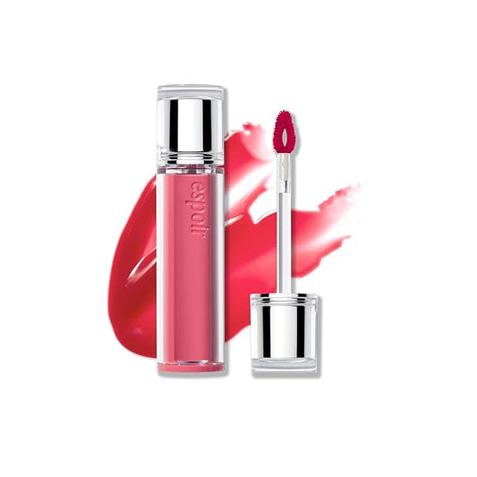 Espoir Couture Lip Tint Glaze #5 Rosa 0.14oz | Volumizing Lip Stain with Syrupy Shine | Long-Lasting & Vibrant Color for Radiant Lip Look | Moisturizing & Glossy Lip Tint | Korean Lip Makeup-VivaGrace Women