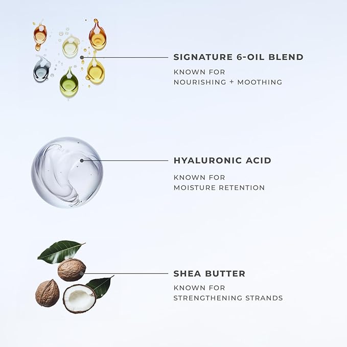 XMONDO Hydrify Ultra Hydrating Mask - Deep Conditioning Treatment for Dry, Damaged Hair, Intense Moisture with Hyaluronic Acid, Shea Butter, and Our Signature 6 Oil Blend 7.95 fl. oz.,-VivaGrace Women