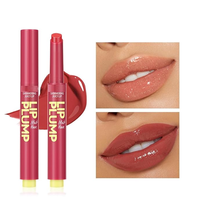 MAEPEOR Hydrating Lip Plumper 12 Colors Moisturizing Shiny Juicy Lip Balm Long Lasting Nourishing Lip Pluming BalmïŒColor 09)-VivaGrace Women