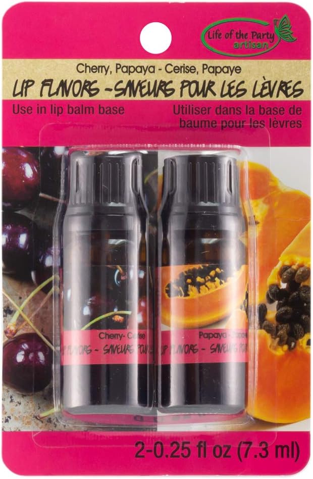 Cherry/Papaya Lip Flavors, 2 Pack, 61024-VivaGrace Women