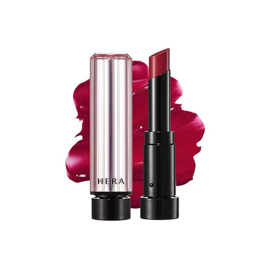 HERA Sensual Tinted Shine Stick 3.5g #99 BLACK CHERRY | 12HR Long-lasting Lipstick, Sheer & Buildable Lip Tint Stain, Hydrating Formula with Vitamin E, Smooth Finish and Luxurious Korean Makeup-VivaGrace Women