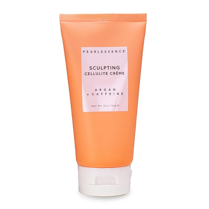 Pearlessence Sculpting Cellulite Cream, Argan & Caffeine - Helps Soften, Firm & Plump | Reduce Appearance of Dimples & Cellulite | USA Made (5 ounces)-VivaGrace Women