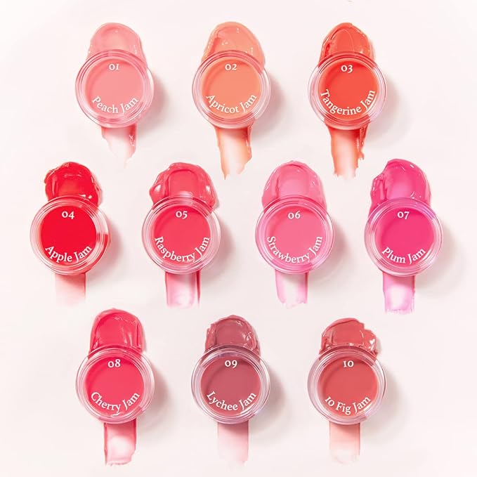 dasique Fruity Lip Jam (#06 Strawberry Jam) | High-shine finish | Moisturizing | Vegan, Cruelty Free | Lip Balm-VivaGrace Women