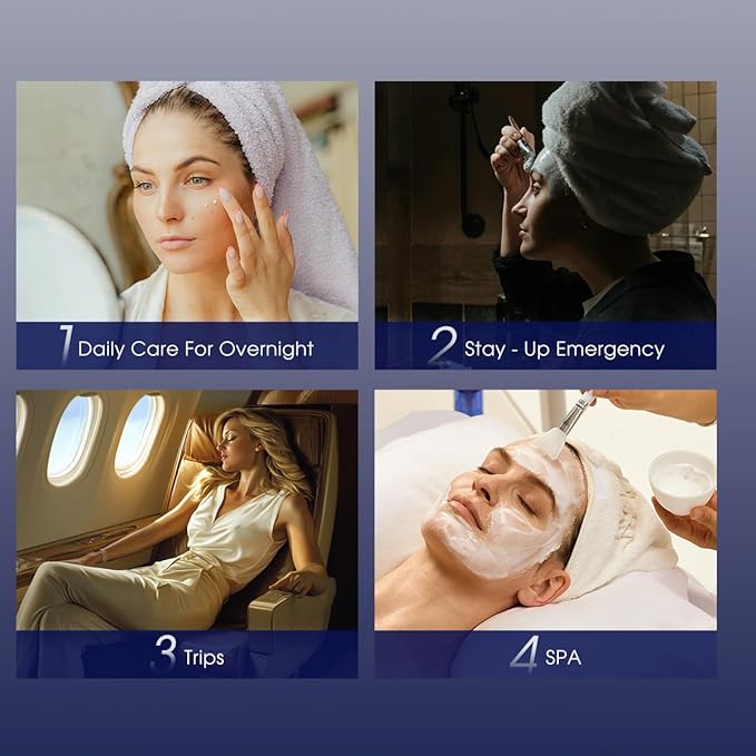 Pier Auge Facial Masks| Douce Aura Face Mask | Overnight Face Mask for Glass Glow Skin -Glowup & Hydrating, Firming and Moisturizing | PDRN Mask| No-Rinse Sleeping Mask 50ml,1.69 fl.oz-VivaGrace Women