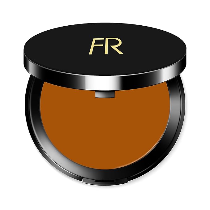 Cream To Powder Foundation by Flori Roberts, Full Coverage for Women of Color or Deeper Skin Tones, Long Lasting Makeup, Matte Finish, Covers Uneven Complexion and Hides Imperfections, 0.30 oz-VivaGrace Women