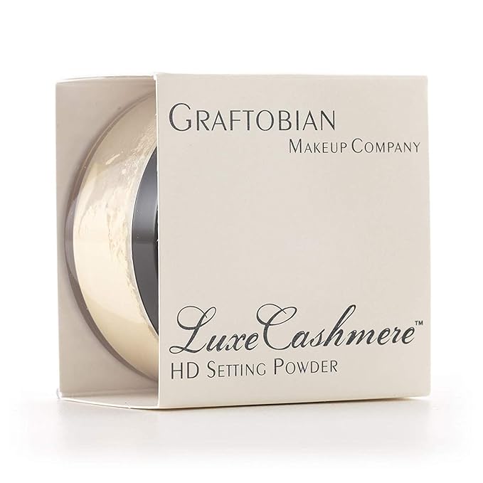 Graftobian HD LuxeCashmere Setting Powder - Banana Creme Pie (0.7 oz) - No Flashback, Matte, Silky Smooth Finish-VivaGrace Women