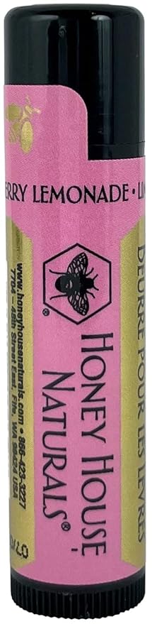 Honey House Naturals Lip Butter Gift Set – Rich & Anti-Aging – All Natural Ultra Moisturizing Lip Butter Infused with Essential Oils - 5 Piece Set - Made in the USA-VivaGrace Women