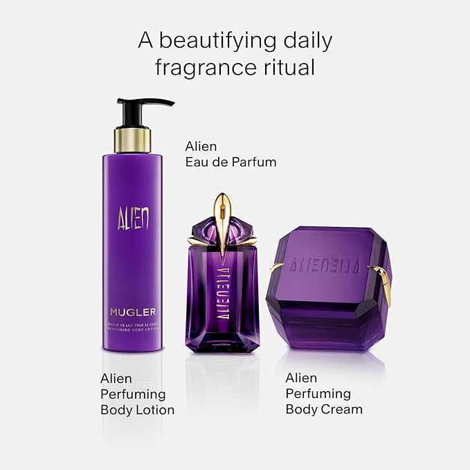 Mugler Alien Body Lotion - Floral & Woody - Womens Scented Lotion - With Jasmine, Wood, and Amber - 6.7 Fl Oz-VivaGrace Women