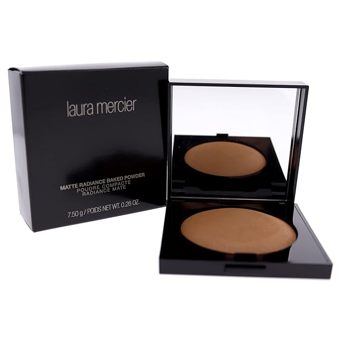 Laura Mercier Matte Radiance Bronze 02 Baked Powder for Women, 0.26 Ounce-VivaGrace Women