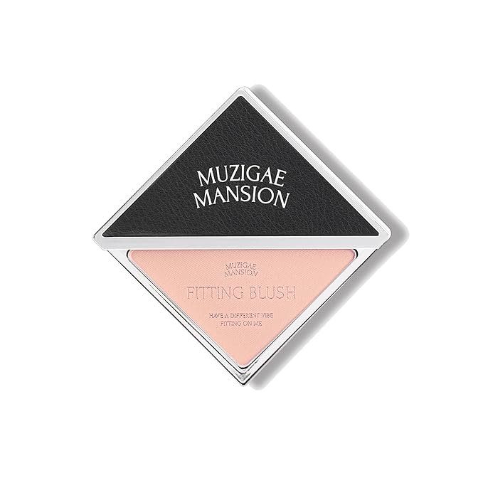 MUZIGAE MANSION FITTING BLUSH Vegan Powder Lightweight, Smooth, Blendable, Face Enhancing Makeup Color (Vibe)-VivaGrace Women