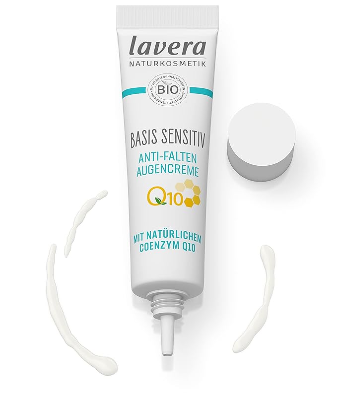 Lavera Basis Sensitiv Anti-Ageing Eye Cream, 0.5 Ounce-VivaGrace Women