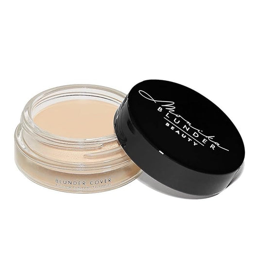 Monika Blunder Beauty - Blunder Cover Foundation, Concealer - Shade: 1 - Eins - Very Fair, Neutral Undertones, Clean Beauty, All-In-One, Cruelty-Free, Vegan - 0.62 oz-VivaGrace Women