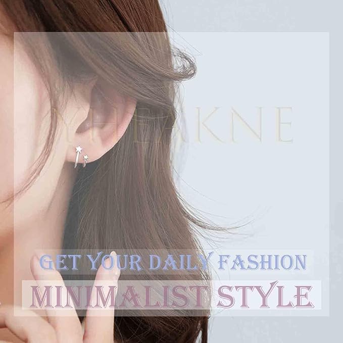 Boho Crystal Sunburst Earrings Rose Gold Star Drop Stud Earrings Cz Paved Starbust Earrings Celestial Earrings Jewelry for Women and Girls-VivaGrace Women