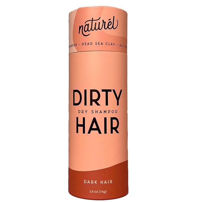 NATURL Dry Shampoo Volumizing Powder for Oily, Dark Hair | Non Aerosol, Oil Absorbing, Travel Size, Vegan, Talc Free, Aluminum Free | Grapefruit Scent | 2.6 Ounces-VivaGrace Women