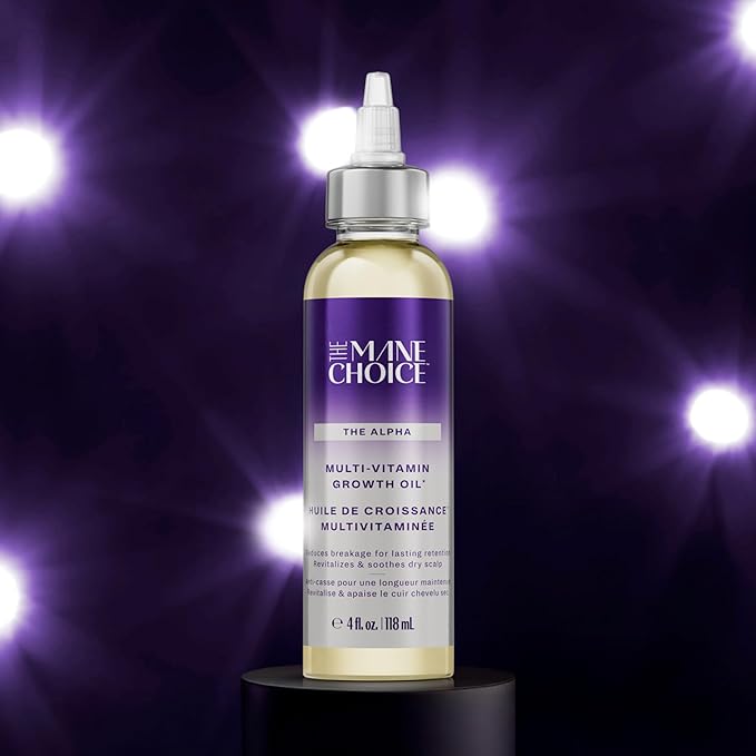 The Mane Choice Alpha Multi-Vitamin Scalp Nourishing Hair Growth Oil, Helps Stimulate, Revitalize & Soothe, Scalp Oil with Biotin, & Vitamin C, 4 oz, Pack of 2