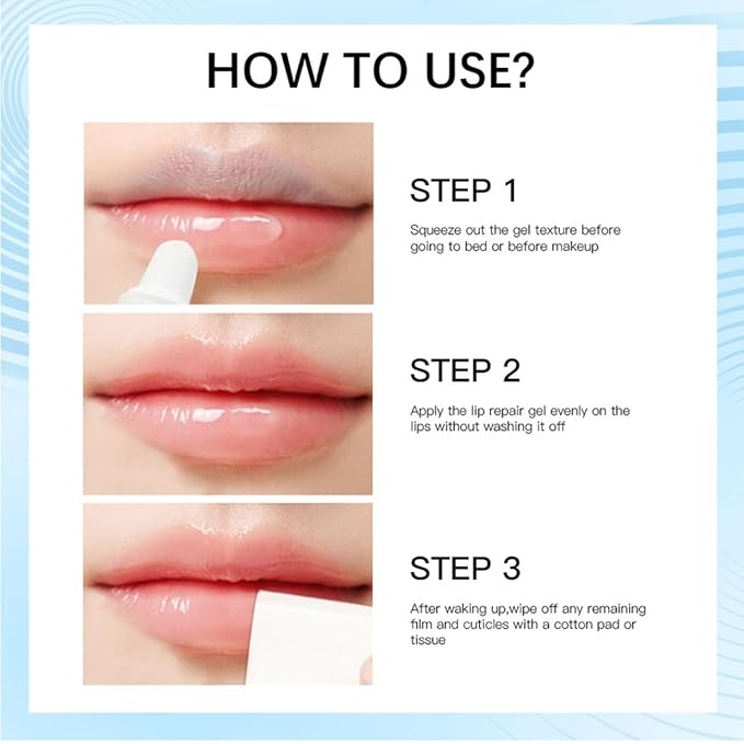 Lip Repair Gel, Moisturizing Lip Repair Soft Moisturizing Lip Care, Soothe & Protect Lip Balm.-VivaGrace Women
