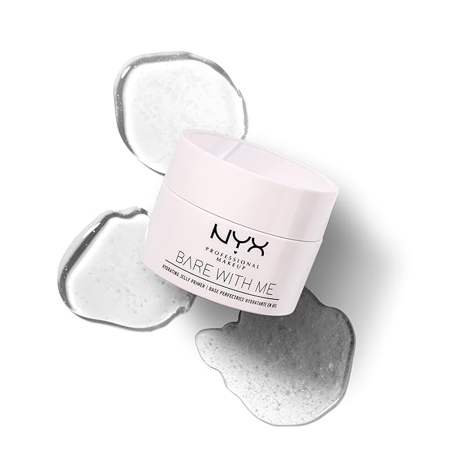 NYX PROFESSIONAL MAKEUP Bare With Me Hydrating Jelly Primer, Vegan Face Primer-VivaGrace Women