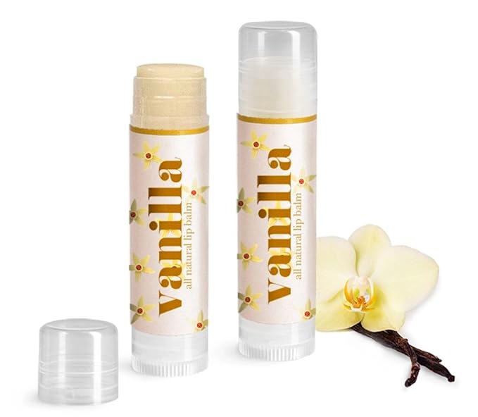 144 Natural Plastic Empty Lip Balm Tubes with Natural Friction Fit Caps by SKS Bottle & Packaging, 0.15 oz tubes - Bulk Lip Balm Containers for DIY Lip Care, Lip Balm Making, and Lip Balm Crafting-VivaGrace Women