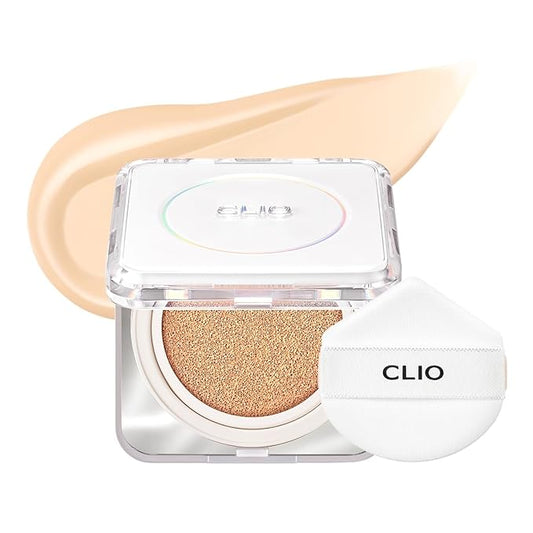 CLIO Kill Cover Founwear Cushion The Original – 20 Shades, Buildable Light to Medium Coverage, Natural Finish, Korean Makeup Foundation, Long-Lasting Skin Fit, 23N GINGER-VivaGrace Women