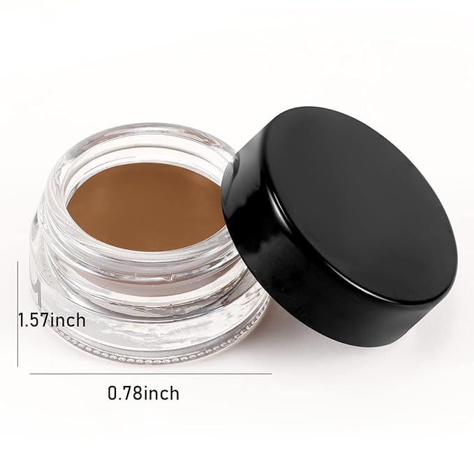 Boobeen Eyebrow Pomade Cream, Waterproof Brow Pomade Gel High Pigmented Long-lasting for Natural Eyebrow Makeup, Suitable for Everyone (Auburn)-VivaGrace Women