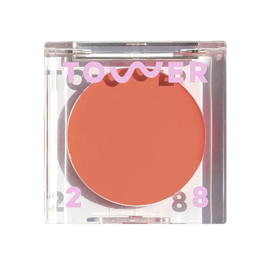 Tower 28 Beauty BeachPlease Cream Blush for Cheeks and Lips - Multi-Purpose Lip and Cheek Tint in Sun-Kissed Peach Blush - for Sensitive Skin – Color RUSH HOUR, Luminous Finish-VivaGrace Women