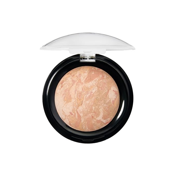 LAURA GELLER NEW YORK Award-Winning Baked Balance-n-Brighten To Go Travel Size Color Correcting Powder Foundation - Light - Buildable Light to Medium Coverage - Demi-Matte Natural-VivaGrace Women