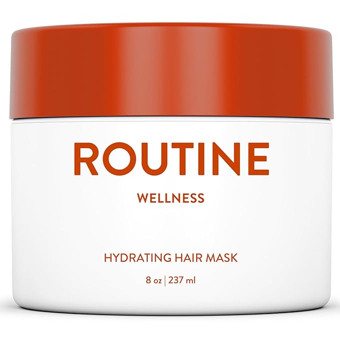 Routine Wellness Deep Conditioning Hair Mask for Dry Damaged Hair - Hydrating, Moisturizing Repair Treatment - Promotes Fullness - Coconut & Vanilla 8oz-VivaGrace Women