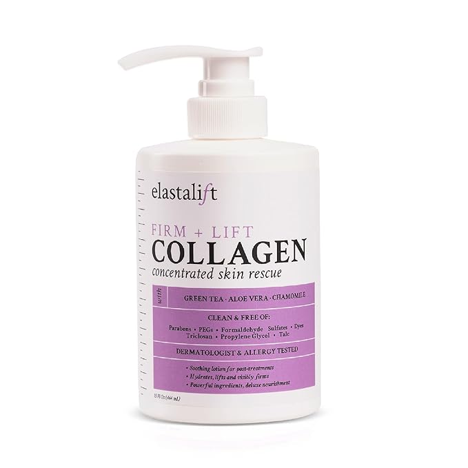 Elastalift Collagen Cream Skin Care Face Lotion & Body Lotion | Fragrance Free Skin Tightening Cream Collagen Firming Lotion Body Moisturizer For Crepey Skin, Stretch Marks, & Cellulite, 15 Fl Oz-VivaGrace Women