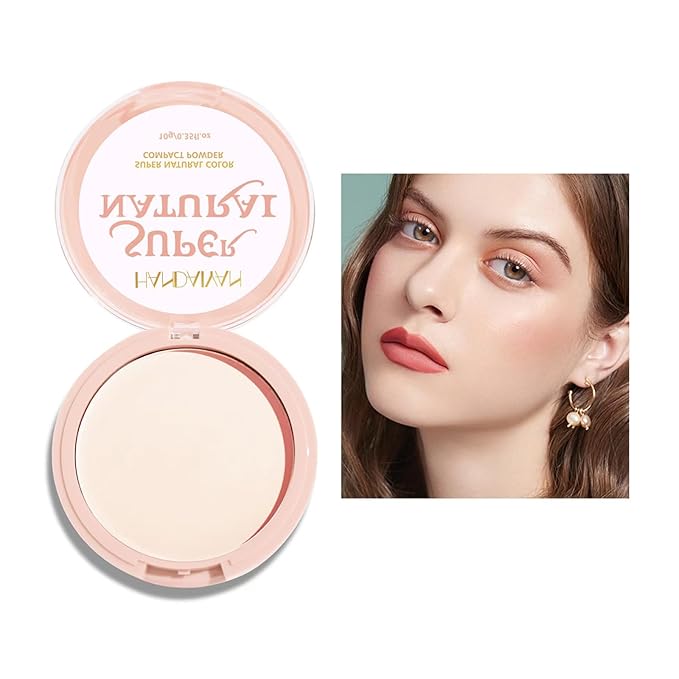 Pressed Face Powder Makeup Mineral Foundation Finishing Powder Pressed Finishing and Setting Powder Loose Setting Powder Makeup #01-VivaGrace Women