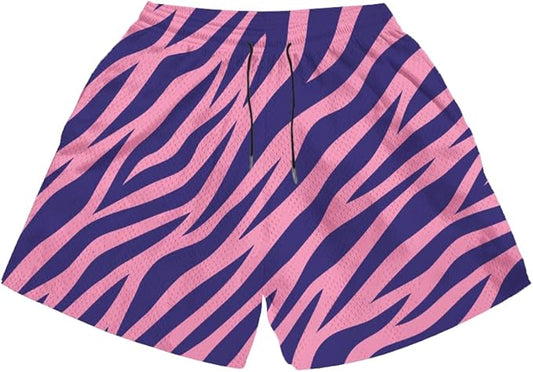 Fashion Funny Animal Printing Swim Trunks 5 inch Inseam Quick Dry Active Board Shorts for Men-VivaGrace Women