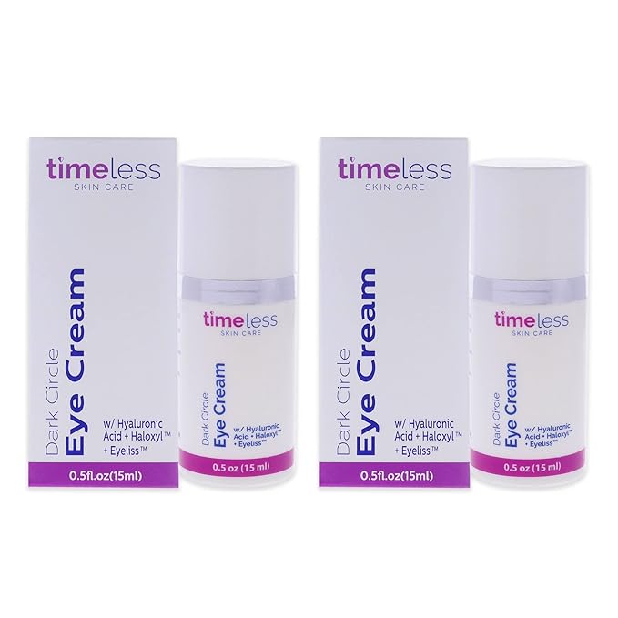 Timeless Dark Circle Eye Cream Cream Unisex 0.5 oz Pack of 2-VivaGrace Women