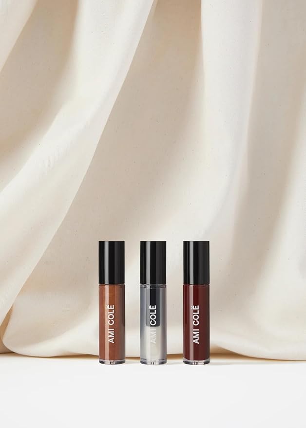 AMI COLÉ Hydrating Lip Treatment 3in1 multitasker for your lips (Holiday Lip Trio), tinted lip gloss, hydrating lip gloss, moisturizing, natural-VivaGrace Women