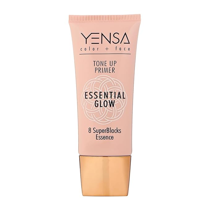 YENSA Tone Up Primer Essential Glow - Clean Superfood Formula with 8 Skin-Loving Ingredients - Minimizes Pores, Fine Lines & Wrinkles - Lightweight Satin-Sheen Finish-VivaGrace Women