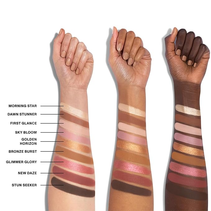 Morphe 9G Sunrise Glow Artistry Palette - Warm & Rosy Neutral Makeup Palette with Matte & Shimmer Finishes - Highly Pigmented Eye Makeup with a Blendable & Buildable Formula (0.35 oz)-VivaGrace Women