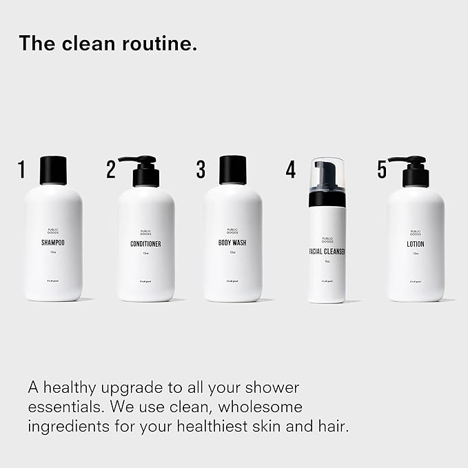 Public Goods Body & Hand Lotion for Women & Men | Natural Moisturizing Daily Lotion for Dry & Itchy Skin | Paraben & Sulfate Free | Made with Organic Essential Oils | Made in Canada | 12 Fl Oz Bottle-VivaGrace Women