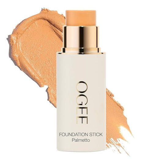 Ogee Sculpted Complexion Foundation Stick (Palmetto 2.80N - Medium Light Tan, Olive Undertones) Full Coverage Foundation Makeup - Instantly Balance & Even Complexion - 70% Organic Ingredients-VivaGrace Women