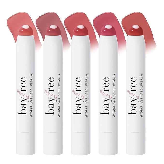 Tinted Lip Balm Plumper Set, Glossy, Pump Lips, Lightweight, Moisturize & Tint with Jojoba Seed Oil, Vegan Lip Balm Lip Care Present-VivaGrace Women