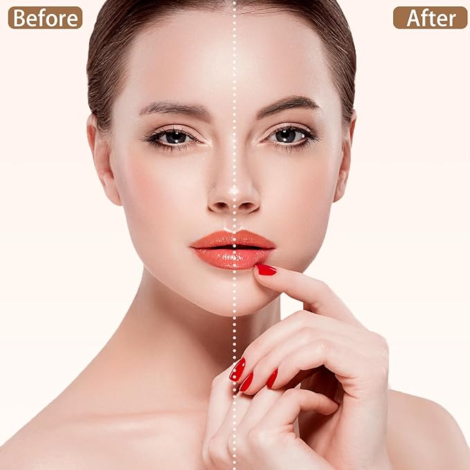 Eyebrow Pen Makeup Kit - 4 Tip Waterproof Microblading Pencil, Eyeliner, Pomade and Dual-ended Brush - Natural Looking Brow Kit - Soft Brown-VivaGrace Women