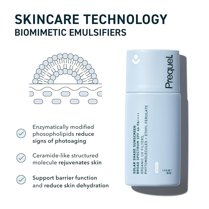 Skin Solar Shade - Moisturizing Face Sunscreen SPF 46 PA++++ Broad Spectrum UV Protection. Hydrating Sunblock for Dry Skin. Lightweight Travel Size Sun Protection, 1.7oz-VivaGrace Women