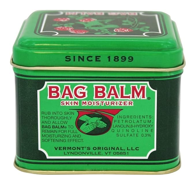 Bag Balm Skin Moisturizer with Lanolin for Chapped Lips, Dry Skin and More | 4oz Tin-VivaGrace Women