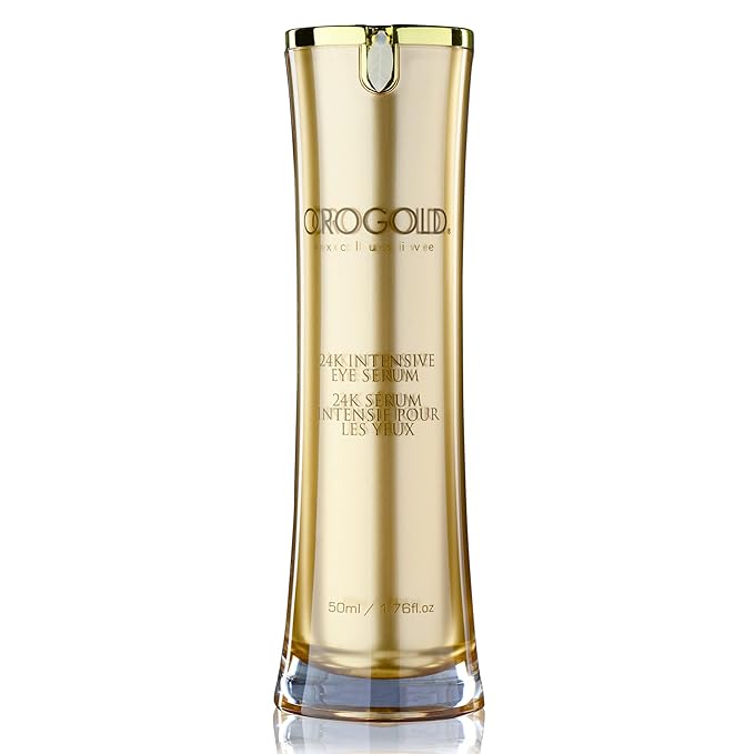 OROGOLD 24K Intensive Eye Serum for Wrinkles, Puffiness - Anti Aging Serum For Youthful Looking Skin - Under Eye Skin Softening Serum - 50 ml. / 1.76 fl. oz.-VivaGrace Women