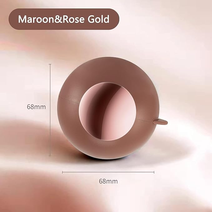 Washable Reusable Gel Lint Roller for Pet Hair, Tecogue Portable Dog Cat Pet Hair Remover for Clothes, Laundries, Sticky Cleaner, Dust Fuzz Fur for Travel Household (Maroon-2pcs)-VivaGrace Women