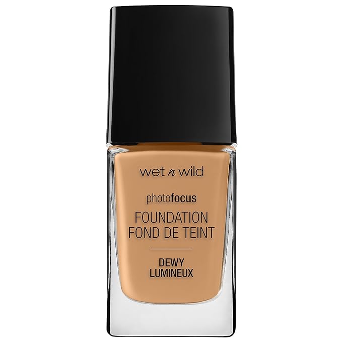wet n wild Photo Focus Dewy Liquid Foundation Makeup, Amber Beige-VivaGrace Women