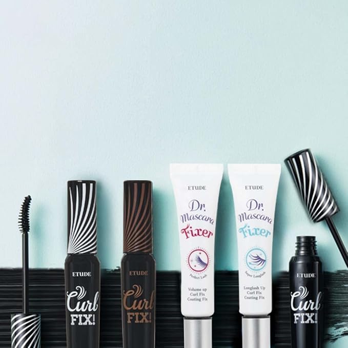 ETUDE Dr. Mascara Fixer For Super Long Lash (Natural Extension) | | Long-Lasting Smudge-Proof Mascara Fixer with Lengthening Effect | Korean Makeup, Kbeauty, Perfect for Gift