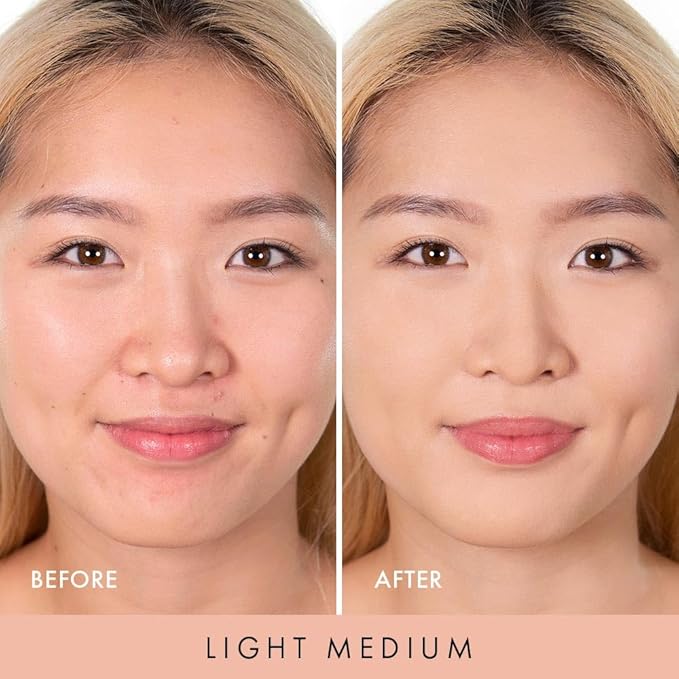 Wander Beauty Wanderlust Powder Foundation -Light Medium-Blurs and Evens Skin Tone-Perfects and Hydrates With Hyaluronic Acid, Aloe,Honeysuckle, & Vitamin E -Lightweight, Buildable Coverage - 0.31 oz-VivaGrace Women