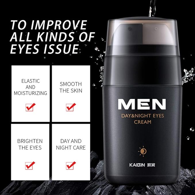 AKARY Men Eye Cream Day and Night Firm Skin Skin Care Essence Eye Moisturizing Smoothing Remove Black Bag Fine Lines Wrinkles-VivaGrace Women