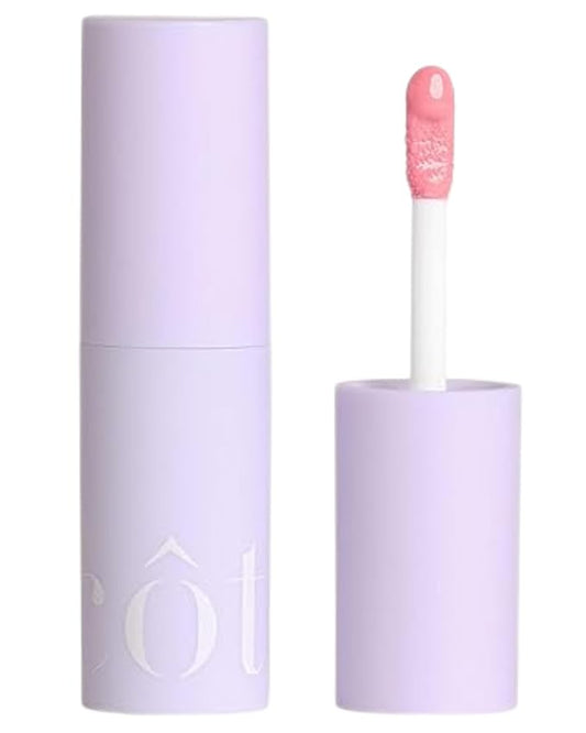 Côte Beauty The Necessity Peptide Lip Shine in Lyla - Plumping Coral Lip Gloss with Hyaluronic Acid, Shea Butter & Jojoba Oil - Non-Sticky, Long-Lasting Hydrating Formula-VivaGrace Women